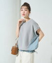 【SALE/10%OFF】FREAK'S STORE 布帛 ドッキング ニット ノースリーブ ドローコード プルオーバー【限定展開】 25SS フリークスストア...