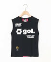 gol. (K)Jr.スレイクールN.Sシャツ<レイ> ゴル トップス ノースリーブ・タンクトップ ホワイト ブラック【送料無料】
