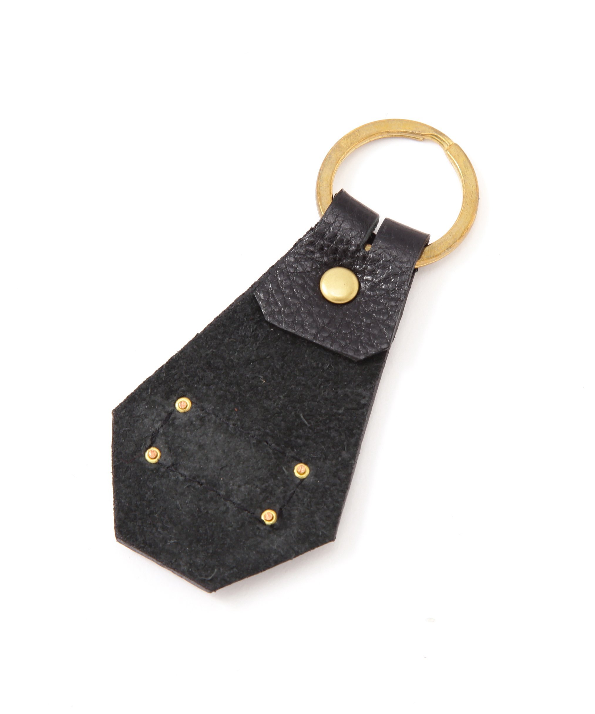 Schott LEATHER KEY RING/レザーキーリング ショット ファッション雑貨 その他のファッション雑貨 ブラック【送料無料】