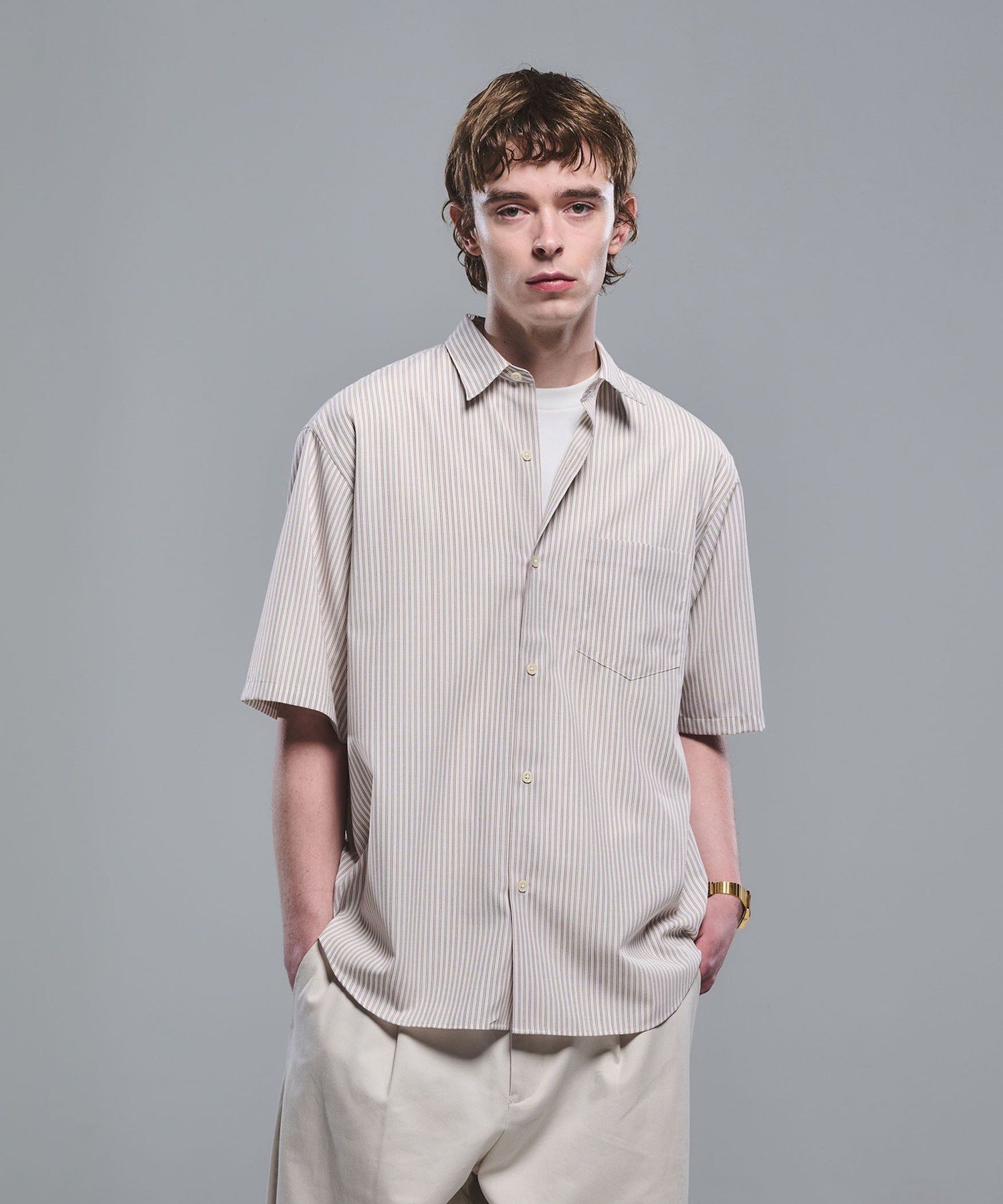 UNITED ARROWS green label relaxing ウォッシャブルトロ パターン ジャスト ルー...