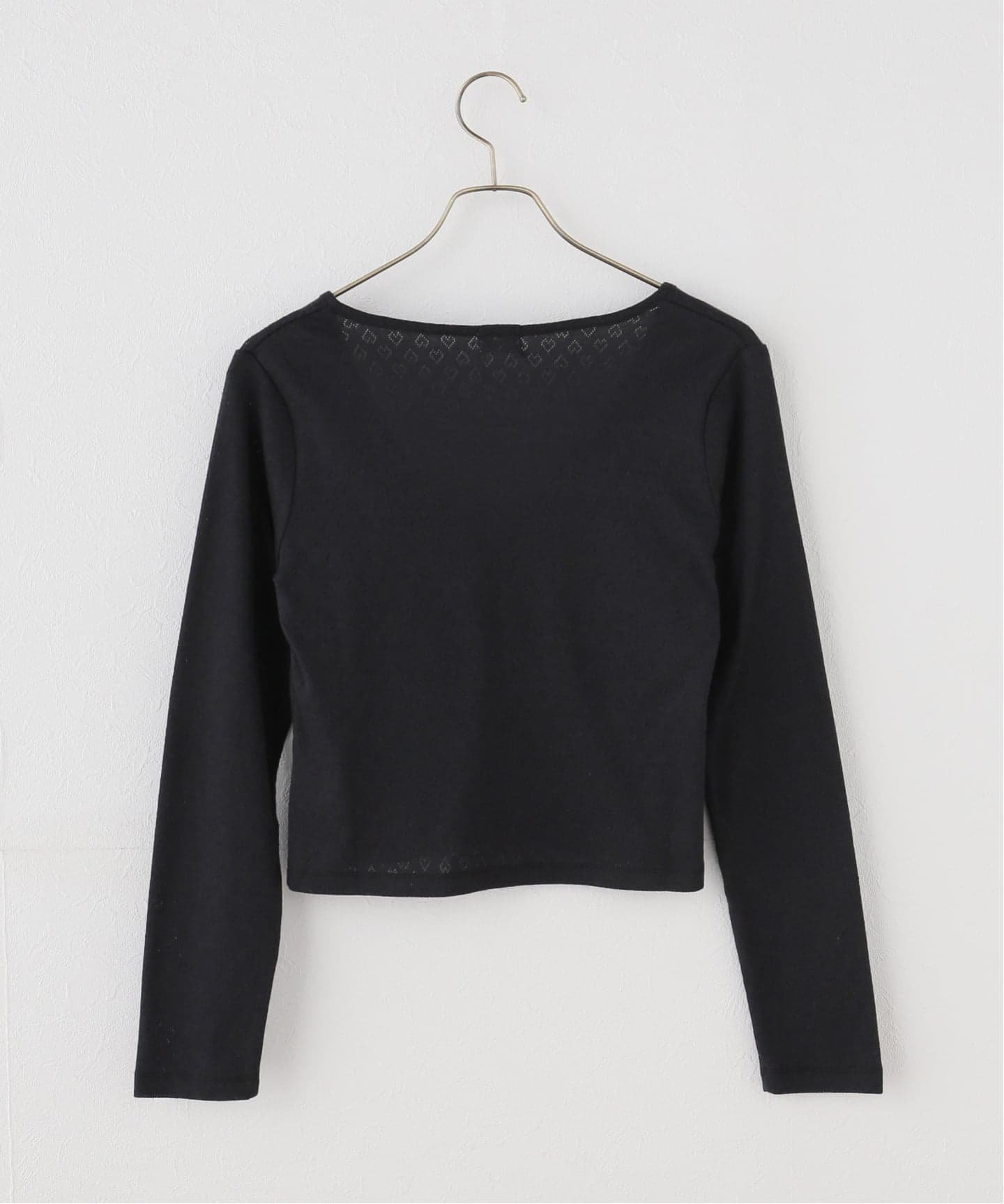 JOINT WORKS irojikake/イロジカケ HEART WARM CARDIGAN ジョイントワークス トップス ニット グレー ブラック