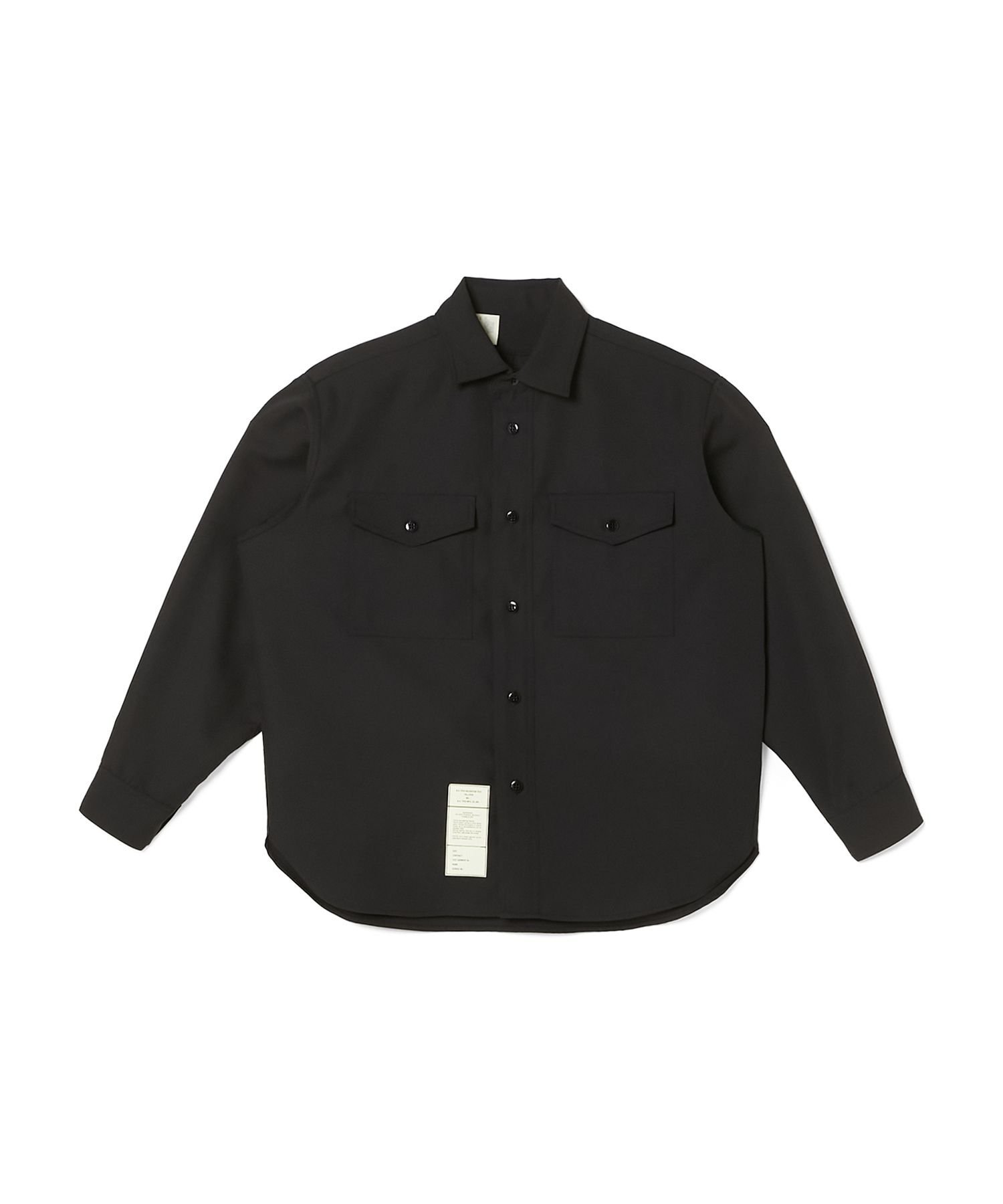 N.HOOLYWOOD TEST PRODUCT EXCHANGE SERVICE CPO SHIRT エヌ．ハリウッド トップス シャツ・ブラウス ブラック グレー【送料無料】