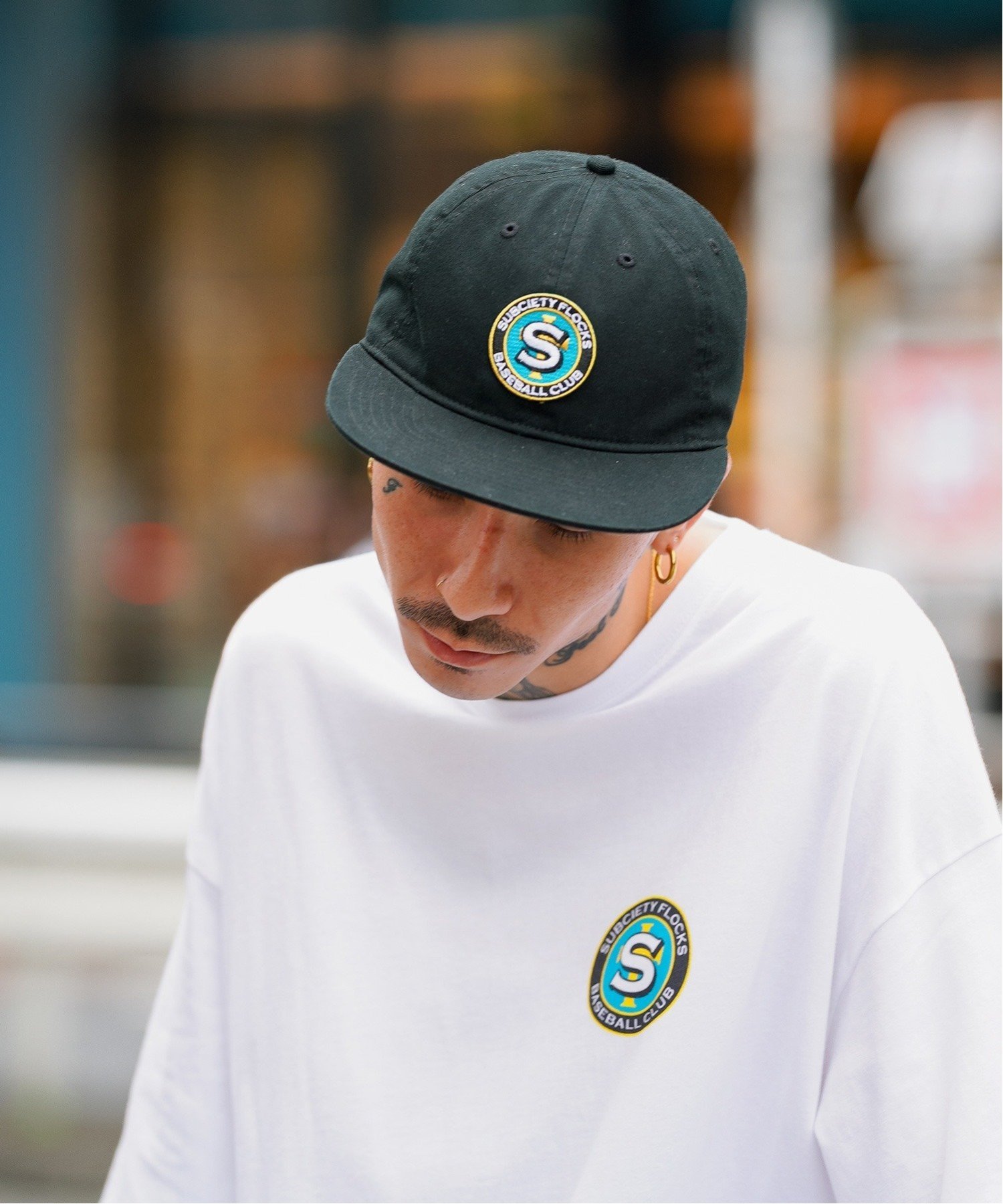 【SALE／30%OFF】Subciety Subciety/(U)FLOCKS CAP サブサエティ 帽子/ヘア小物 キャップ ブラック ネイビー【送料無料】