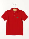 SHIPS KIDS LACOSTE:ポロシャツ(100~130cm) シップス トップス カットソー Tシャツ レッド グリーン ホワイト グレー ネイビー【送料無料】