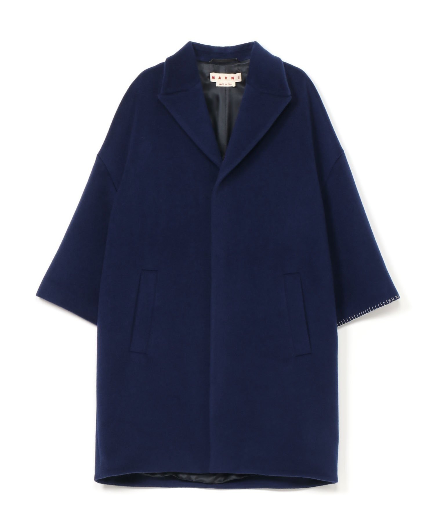 楽天市場】MARNI コート(カラーネイビー)(コート・ジャケット 楽天市場】MARNI コート(カラーネイビー)(コート・ジャケット