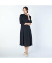 【SALE/53%OFF】KEITH 【Lサイズ】ノーブルサテンワンピース キース ワンピース・ドレス ドレス ネイビー【送料無料】