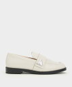 CHARLES & KEITH Trice トライス メタリックアクセントローファー チャールズアンドキース シューズ・靴 ローファー【送料無料】