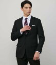 NEWYORKER MEN 【撥水】New 10month ソリッドブラック ジャケット(セットアップ対応) ニューヨーカー スーツ・フォーマル セットアップス...