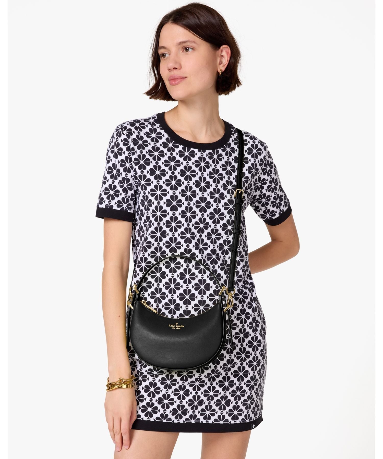 【SALE／76%OFF】kate spade new york ノヴァ クレセント ショルダー バッグ ケイトスペードニューヨーク バッグ ショルダーバッグ ブラック【送料無料】