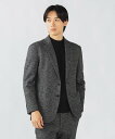 BEAMS HEART MEN 千鳥柄 ジャージ ジャケット 25FW(S~XL・セットアップ対応) ビームス ハート ジャケット・アウター テーラードジャケット・ブレザー ブルー グレー【送料無料】