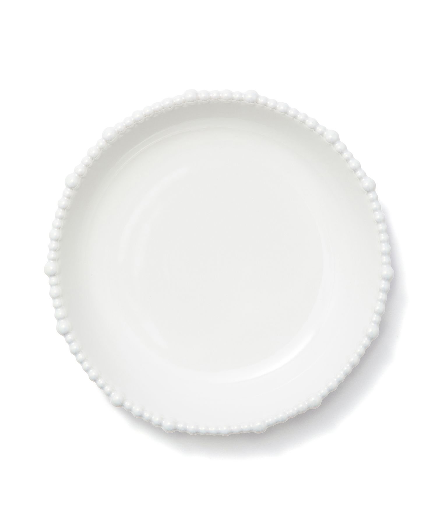 Francfranc パール ディーププレート L ホワイト フランフラン 食器・調理器具・キッチン用品 食器・皿..