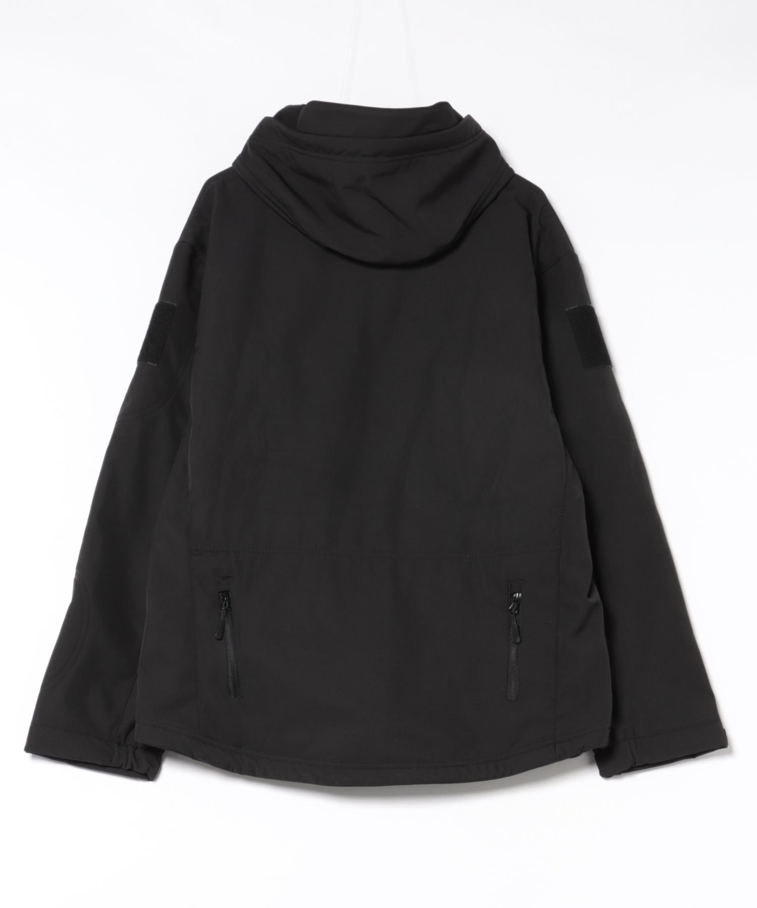 MAISON CLUB MAISON CLUB/Military Soft Hooded Jacket /ミリタリーソフトフーデッドジャケット セットアップセブン ジャケット・アウター マウンテンパーカー ブラック【送料無料】