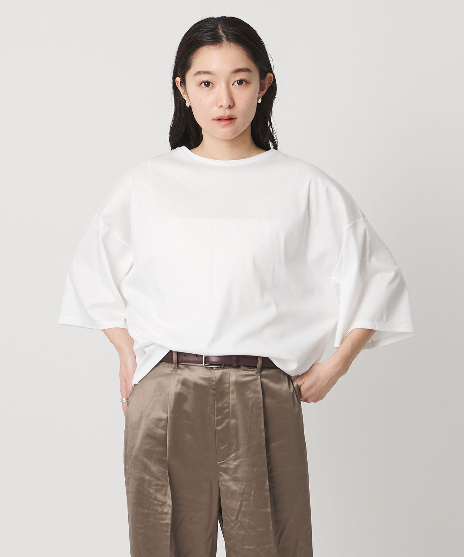 MARW UNITED ARROWS ＜MARW UNITED ARROWS＞オーバーサイズ Tシャツ 汗ジミ防止 ビ...