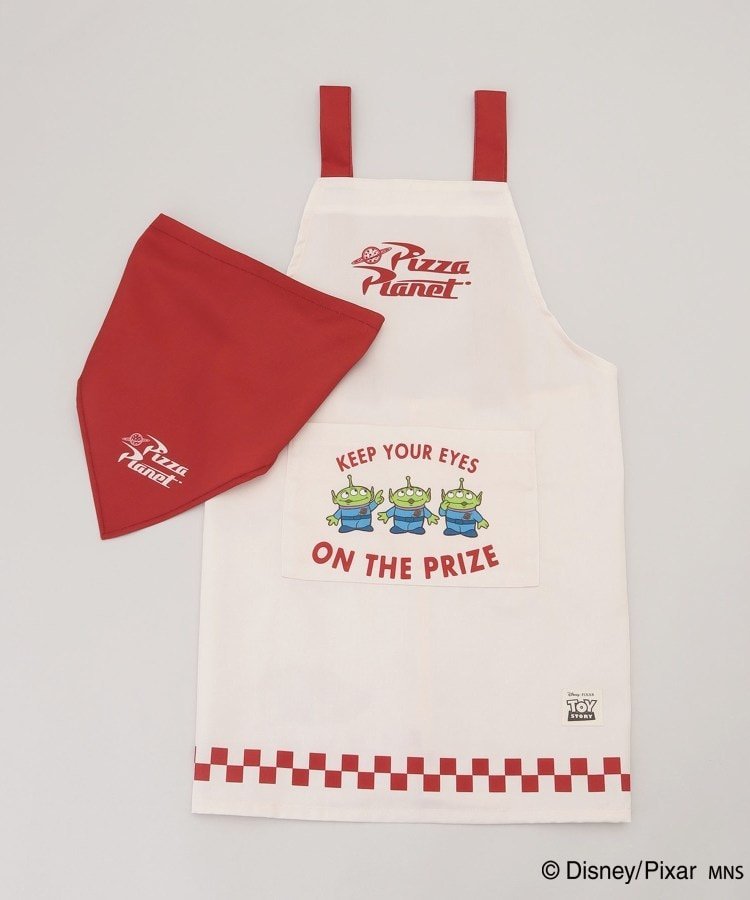 212 KITCHEN STORE キッズエプロン&頭巾 ピザプラネット柄 ＜TOY STORY トイ・ストーリー＞ トゥーワントゥーキッチンストア 福袋・ギフト・その他 その他