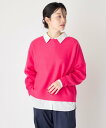 【SALE/30%OFF】I.T.'S. international ウールブレンドドルマンニット イッツインターナショナル トップス ニット グレー ホワイト...