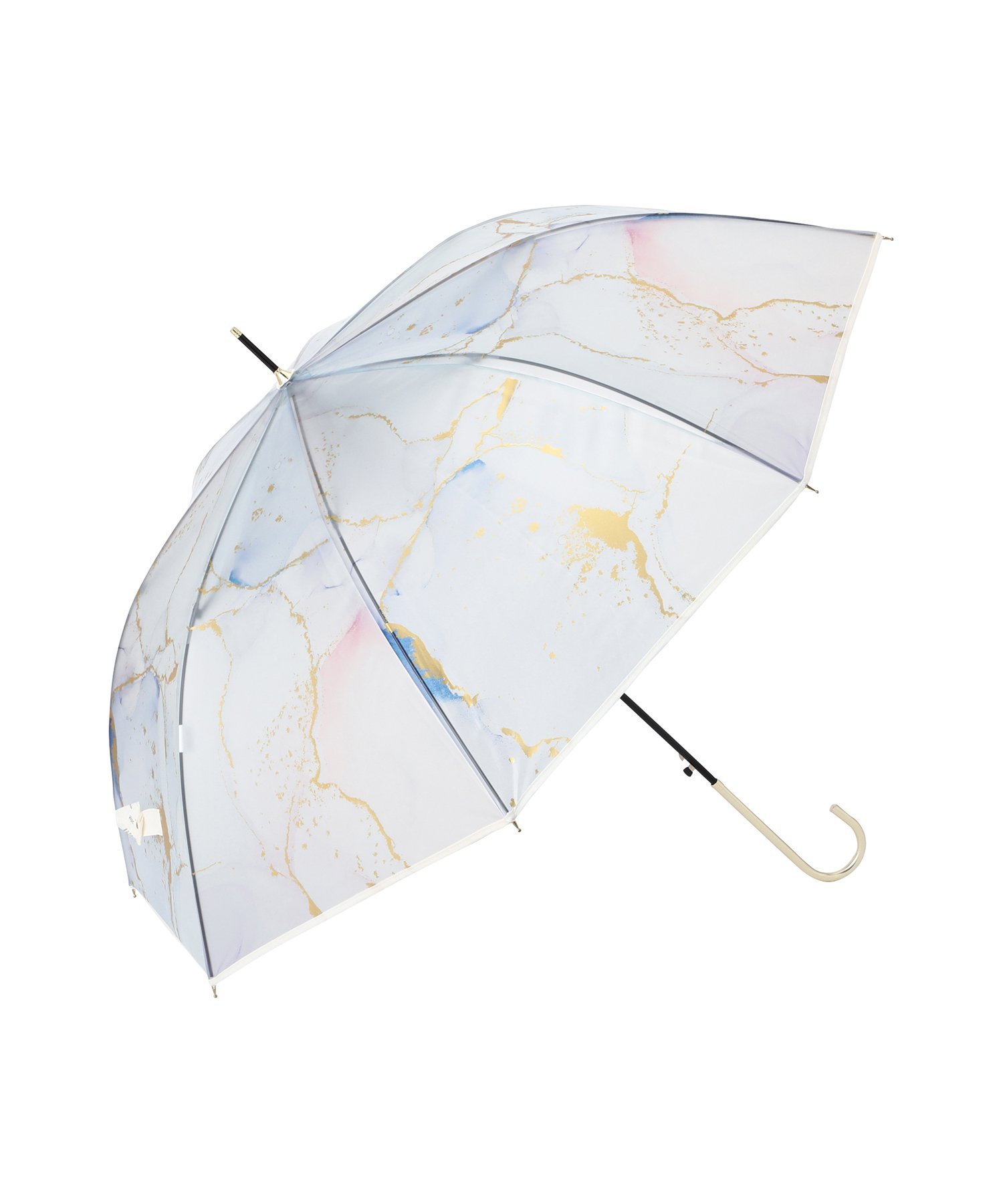 【SALE／52%OFF】Francfranc インクアートアンブレラ 長傘 61cm スカイブルー フラ...