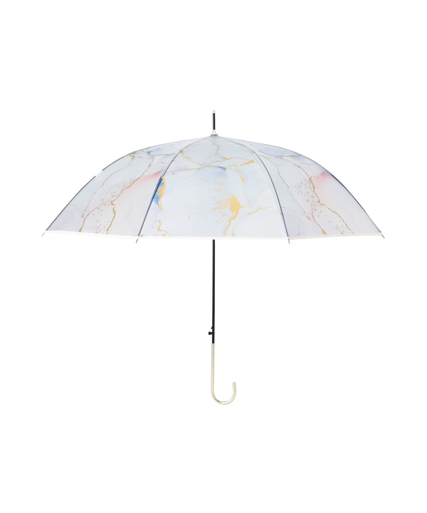 【SALE／52%OFF】Francfranc インクアートアンブレラ 長傘 61cm スカイブルー フラ...