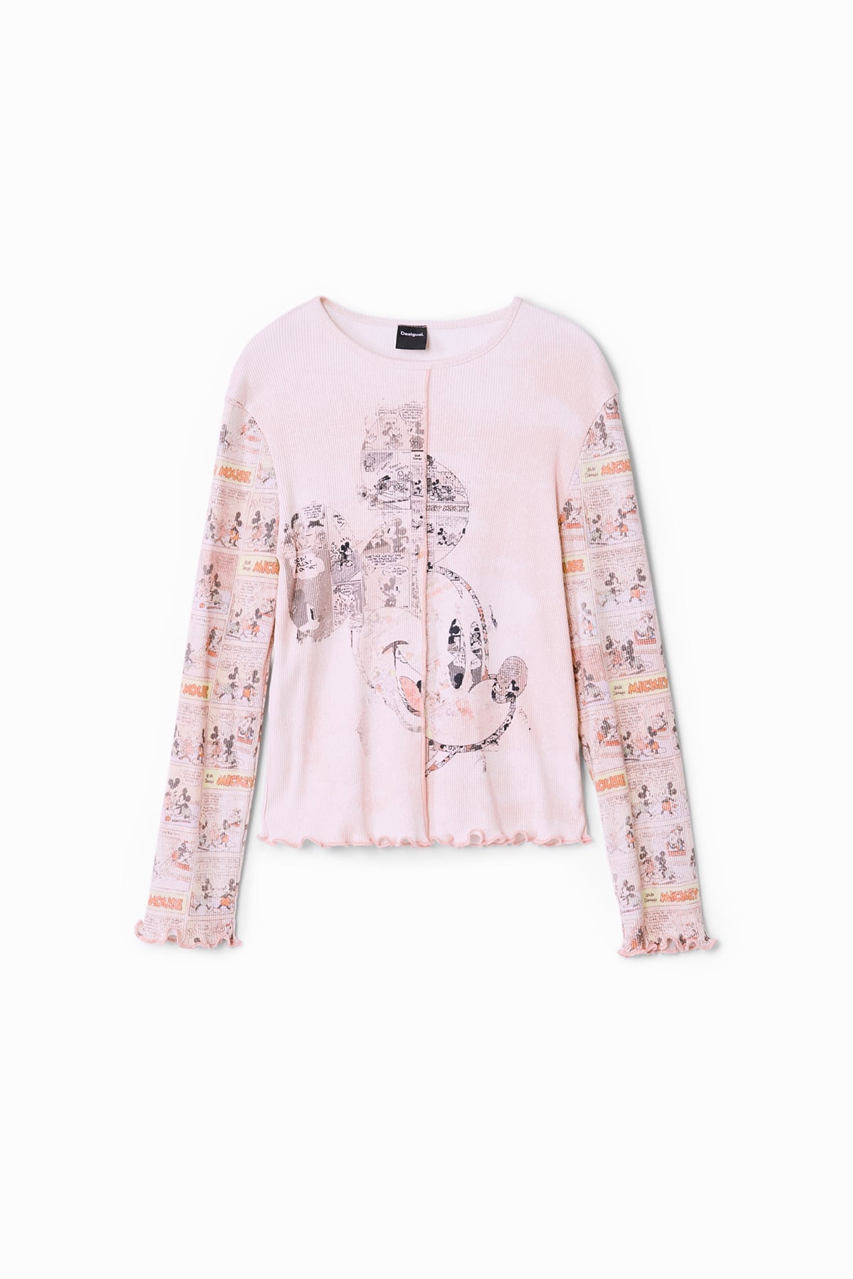 【SALE／50%OFF】Desigual 【ディズニー】ミッキーコミック柄長袖Tシャツ/(100cmー150cm) デシグアル ..