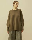 【SALE/50%OFF】PLAIN PEOPLE カシミヤクルーネックセーター プレインピープル トップス ニット カーキグリーン グリーン【送料無料】