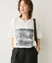 RIVE DROITE 予約【MONN.:.(モン)】GARDEN Tee リヴドロワ トップス その他のトップス ホワイト【送料無料】