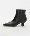 UNITED ARROWS レザー ショートブーツ ユナイテッドアローズ シューズ・靴 ブーツ ブラック ホワイト【送料無料】