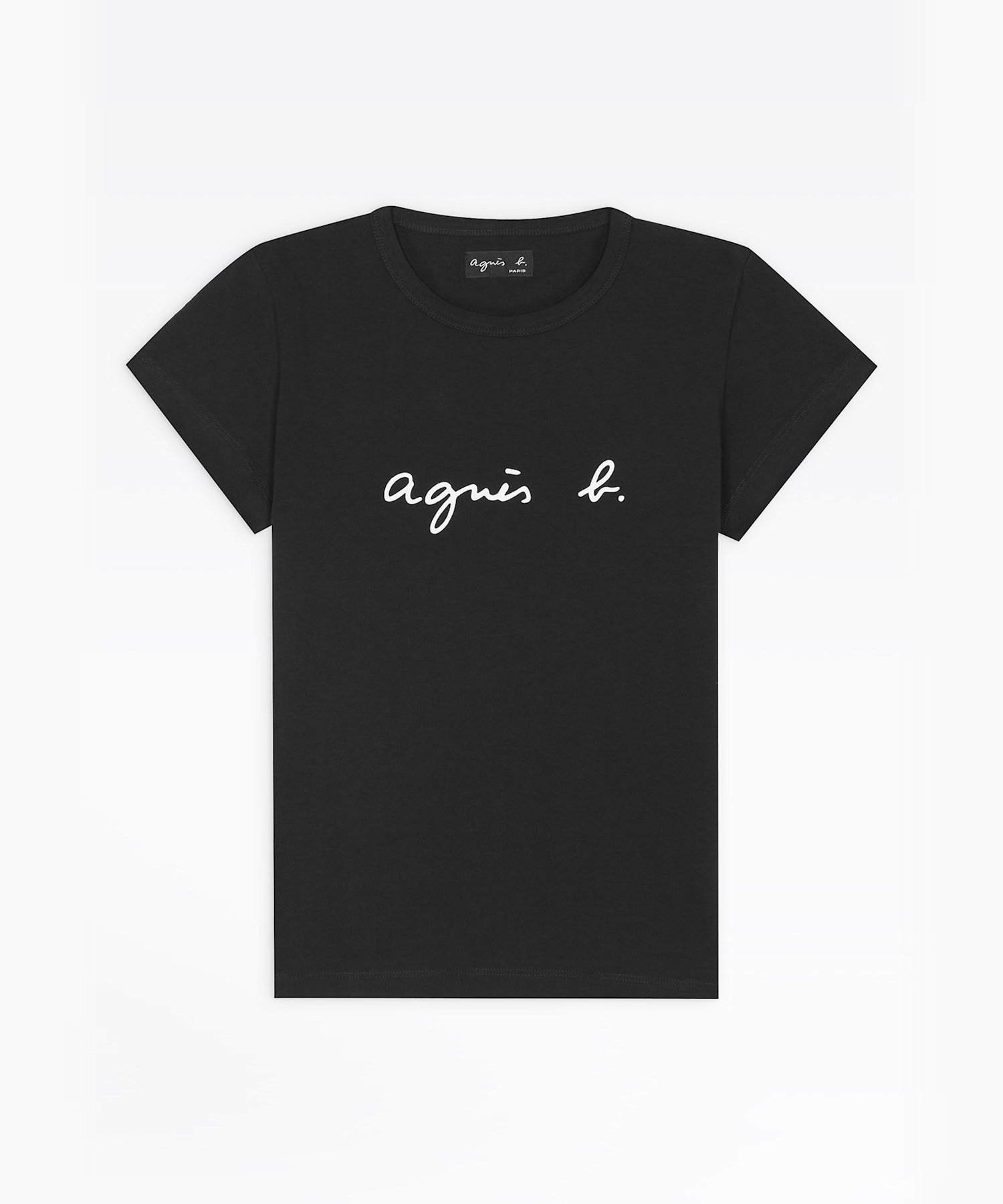 agnes b. FEMME S137 TS ロゴTシャツ アニエスベー トップス カットソー・Tシャツ ブラック