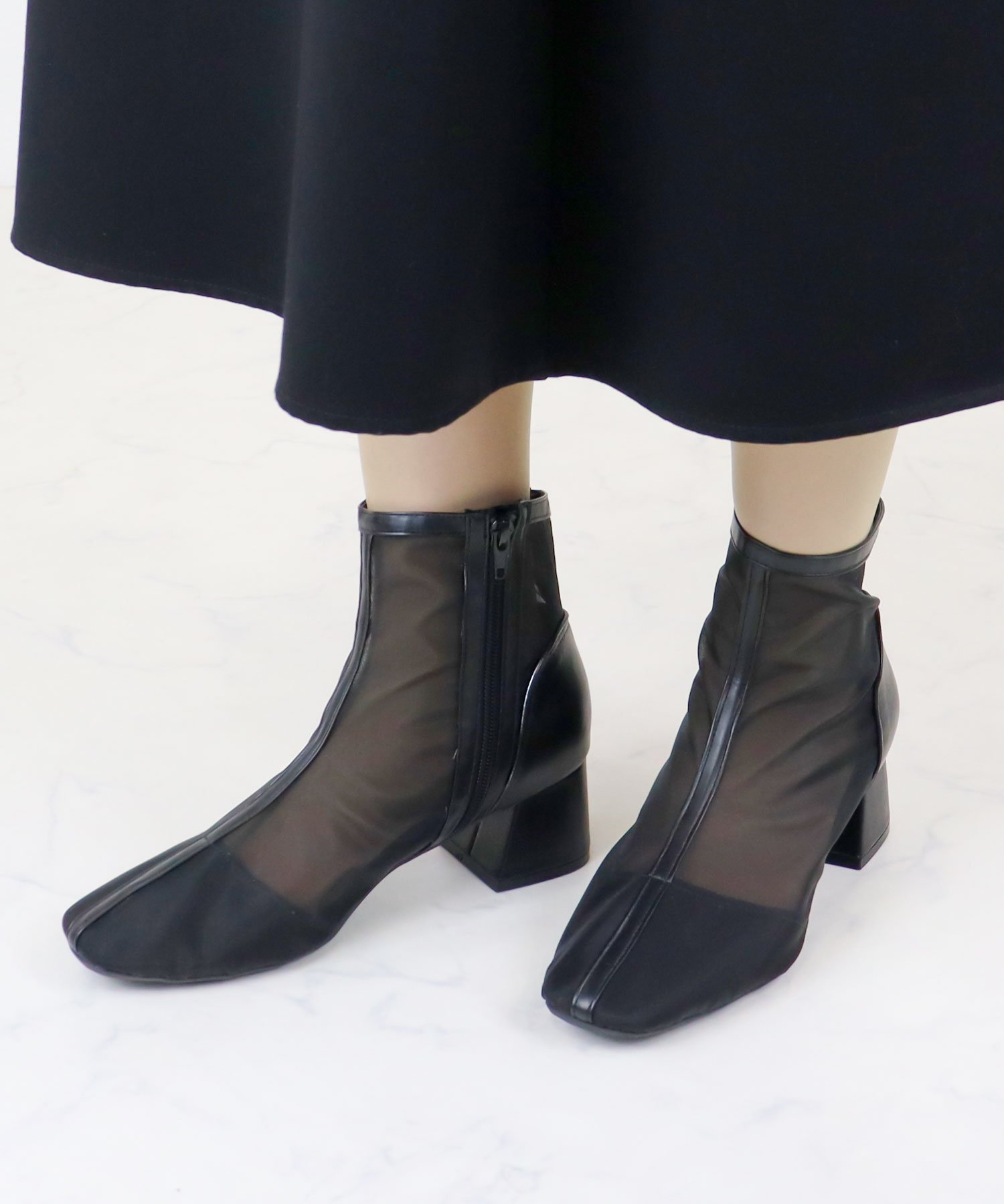 【SALE／25%OFF】LibertyDoll 5cmヒール ワンピース 韓国 オフィス ブーツ サンダル ☆9113 サンエーフットウェアー シューズ・靴 サンダル ホワイト ブラック【送料無料】