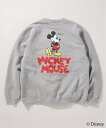 JOURNAL STANDARD yMICKEY MOUSE/~bL[}EX * JSz DAMAGE SWEAT W[i X^_[h gbvX XEFbgEg[i[ zCg u[ CG[yz