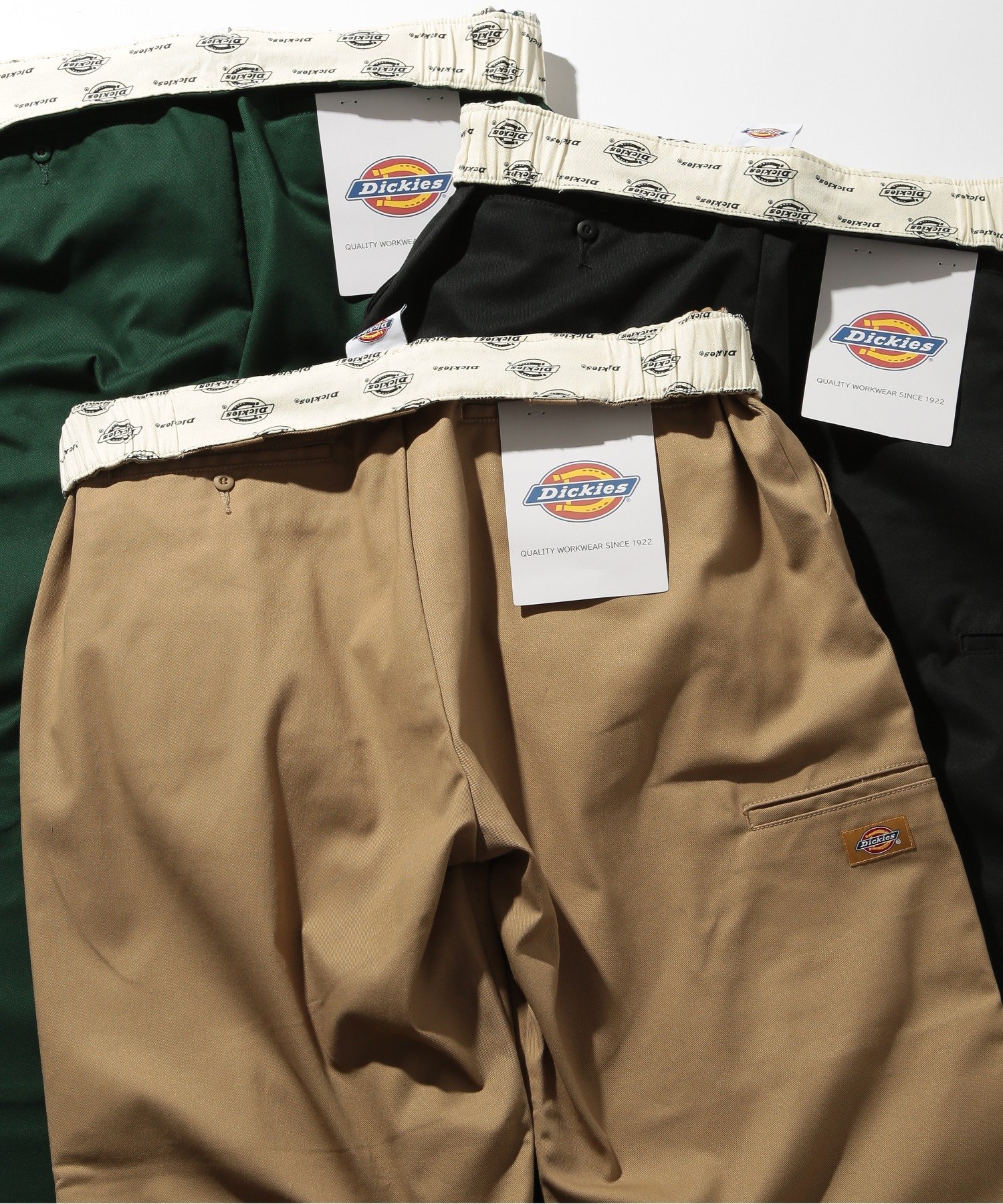 【SALE／18 OFF】Dickies Dickies/ストレッチツイルダブルニーイージーパンツ ディッキーズ シーズンレス 24SS ユニセックス セットアップセブン パンツ チノパンツ ベージュ ブラック ホワイト ブルー グリーン パープル【送料無料】