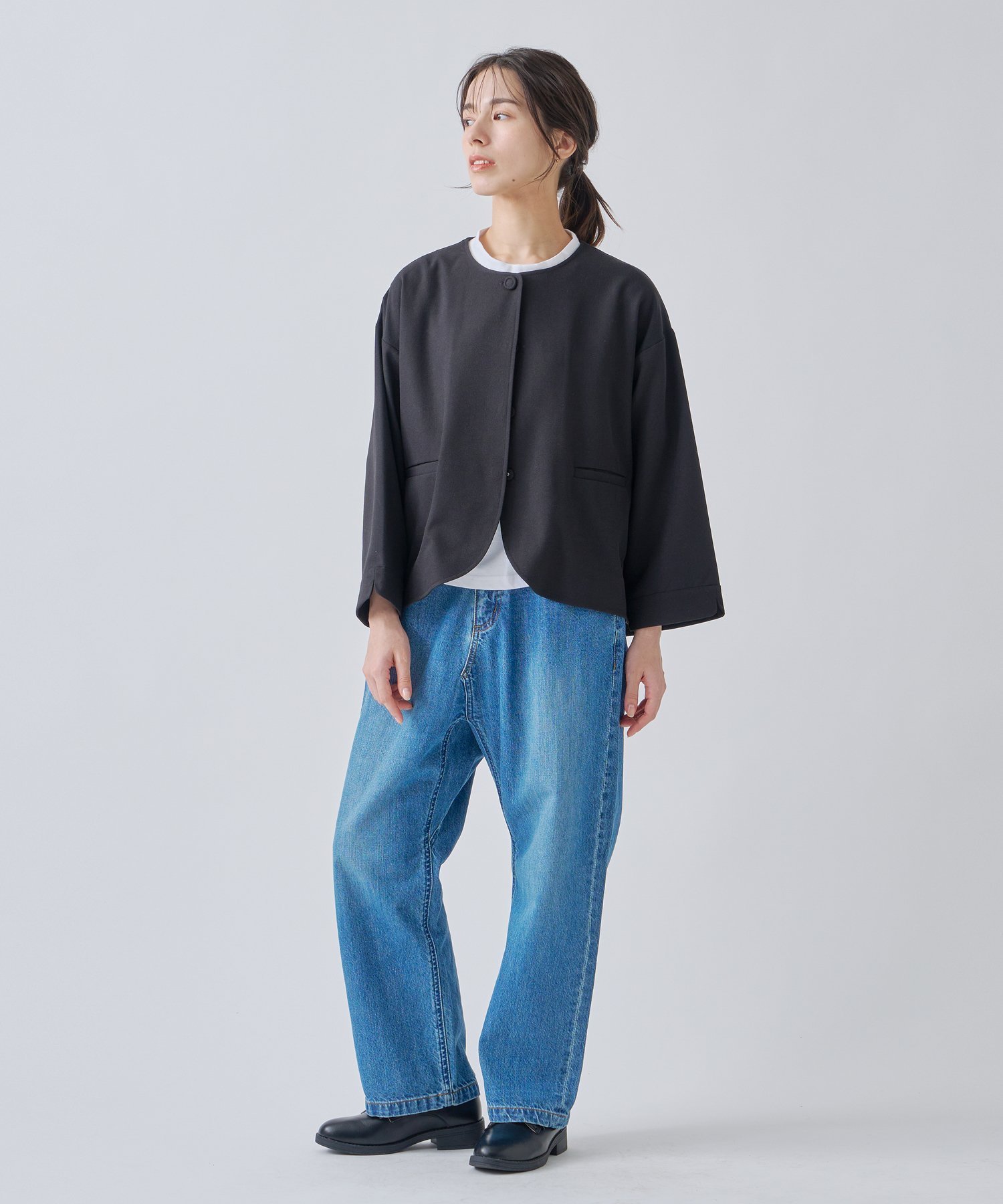 KELEN 「KELEN / ケレン」 サルエルデザインデニム JENA ビーアパートメント パンツ その他のパンツ ブルー