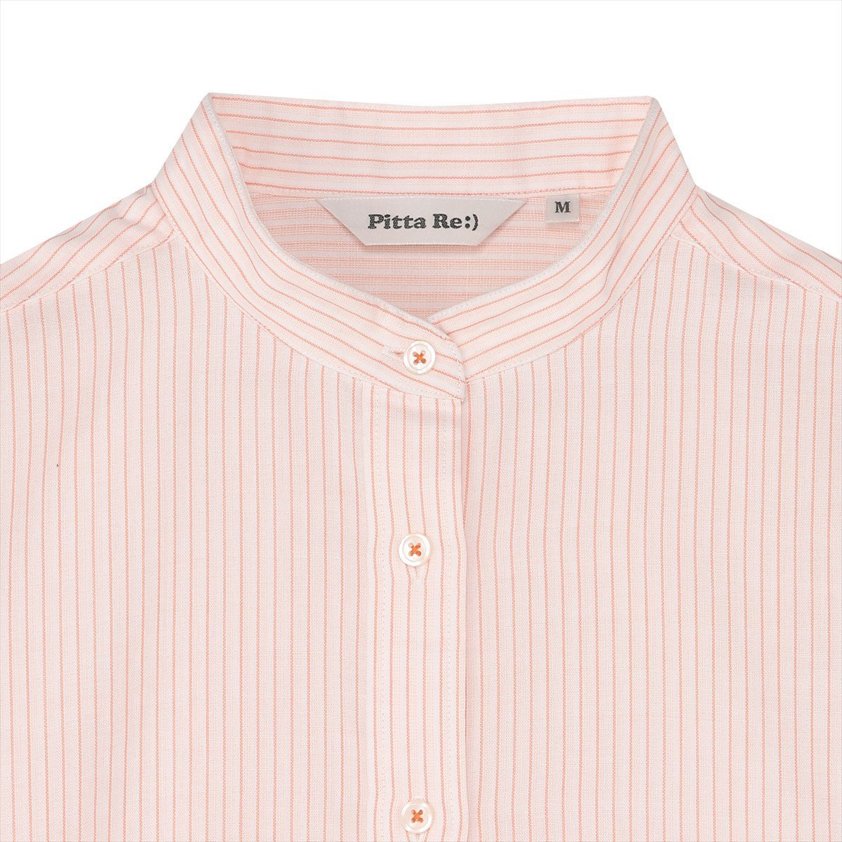 Pitta Re:) 【Pitta Re:)】ふわっとガーゼシャツ レギュラーシルエット 七分袖 綿100% レディース カジュアルシャツ BL02K104DB24S4G-63 トーキョーシャツ トップス シャツ・ブラウス オレンジ