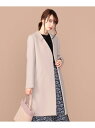 【SALE/30%OFF】any SiS スーペリアファインウールモッサカラーレスコート エニィスィス コート/ジャケット チェスターコート ピンク グレー ベージュ ネイビー【送料無料】
