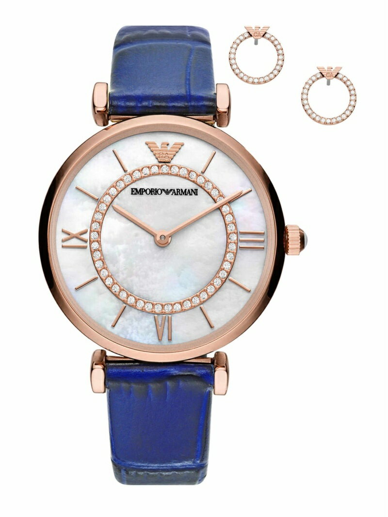 【SALE／30%OFF】EMPORIO ARMANI EMPORIO ARMANI/(W)AR80053 ウォッチステーションインターナショナル アクセサリー・腕時計 腕時計 ブルー【送料無料】