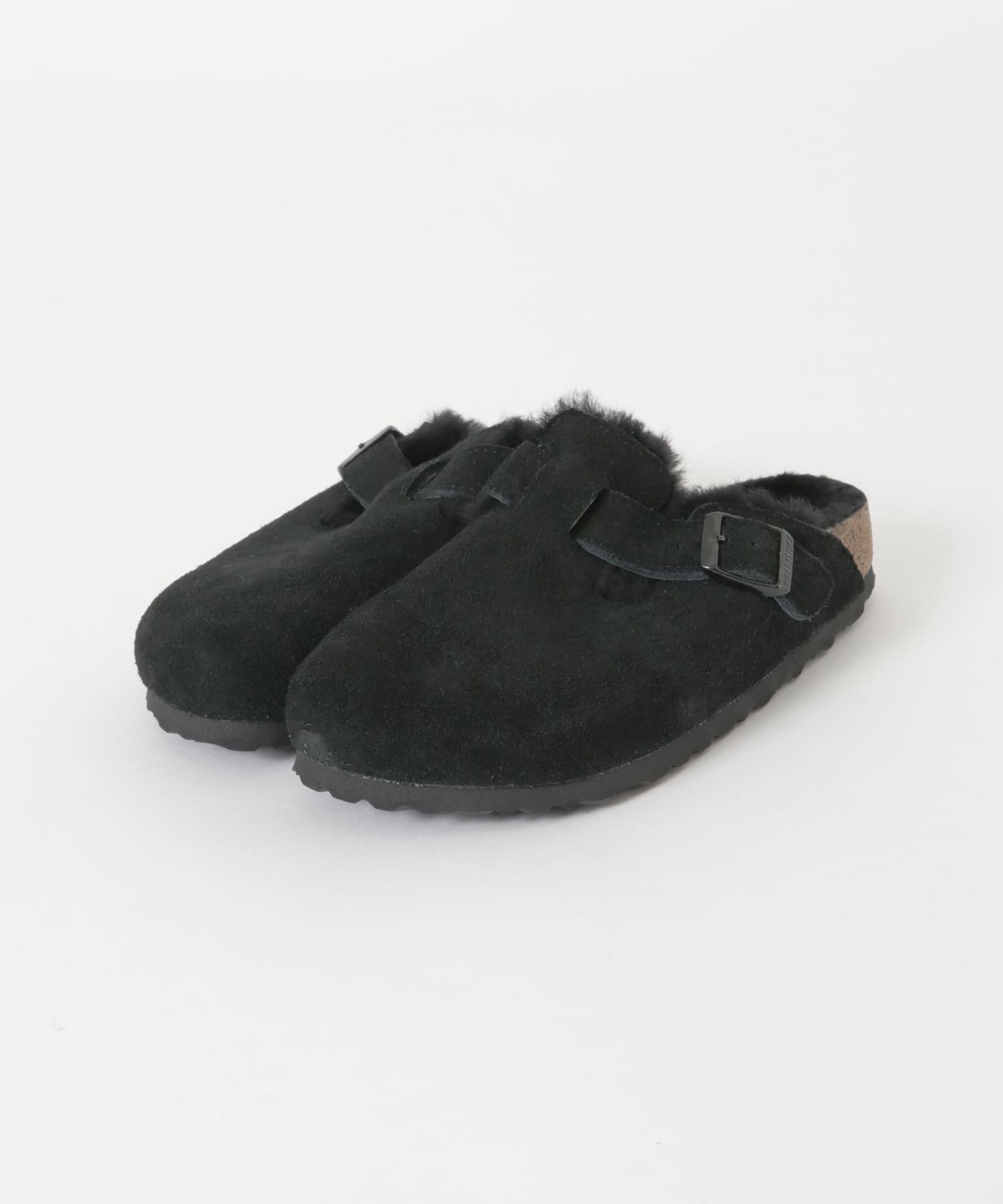 URBAN RESEARCH BIRKENSTOCK Boston VL Shearling アーバンリサーチ シューズ・靴 サンダル ブラック【送料無料】