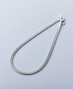 【SALE/20%OFF】tk.TAKEO KIKUCHI アソートチェーンネックレス ティーケータケオキクチ アクセサリー・腕時計 ネックレス シルバー