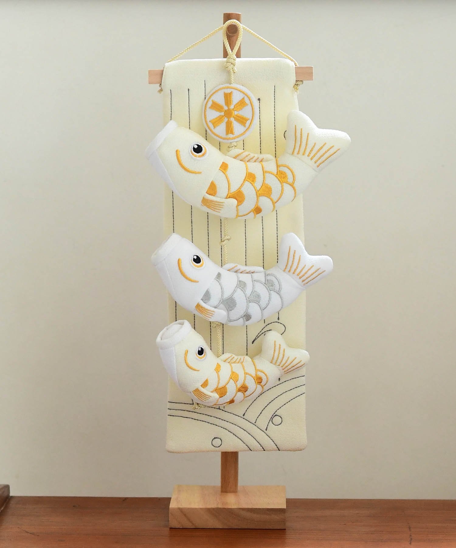 utatane 室内鯉飾り 台座セット ウタタネ インテリア・生活雑貨 その他のインテリア・生活雑貨 ホワイト ブルー【送料無料】