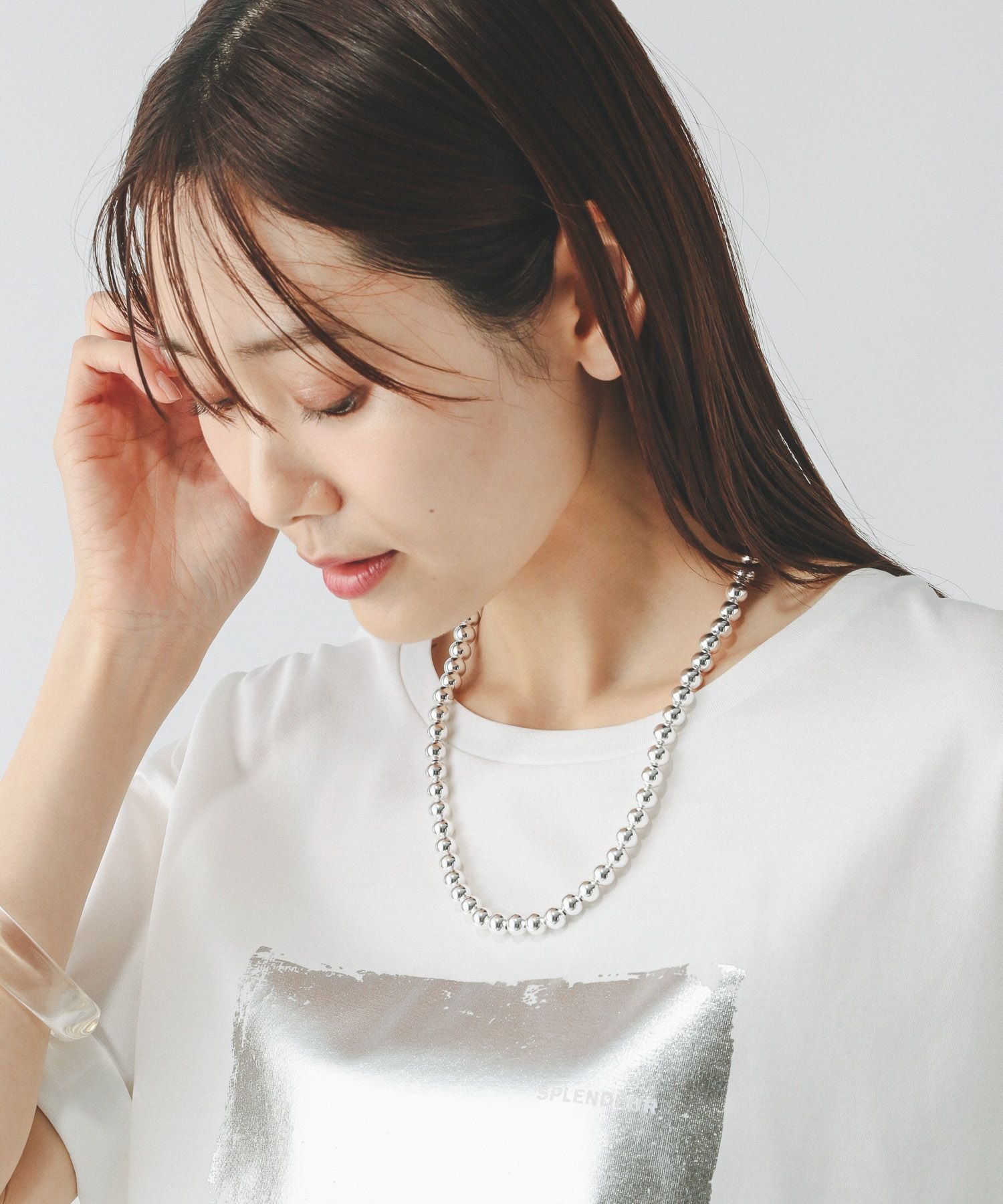 【SALE／20%OFF】GLOBAL WORK 真鍮ボールネックレス/459946 グローバルワーク アクセサリー・腕時計 ネックレス ゴールド シルバー