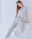 【SALE/10%OFF】one after another NICE CLAUP カットパンツ ワンアフターアナザー ナイスクラップ パンツ その他のパンツ ピンク ブラック グレー【送料無料】