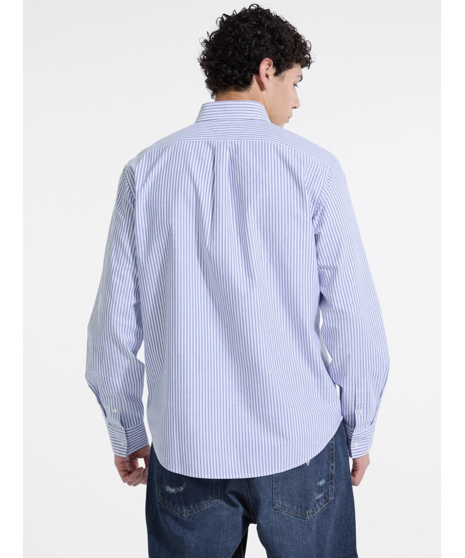 【SALE／50%OFF】GUESS JEANS GUESS JEANS 長袖シャツ (M)Pocket Shirt ゲス トップス シャツ・ブラウス ブルー【送料無料】