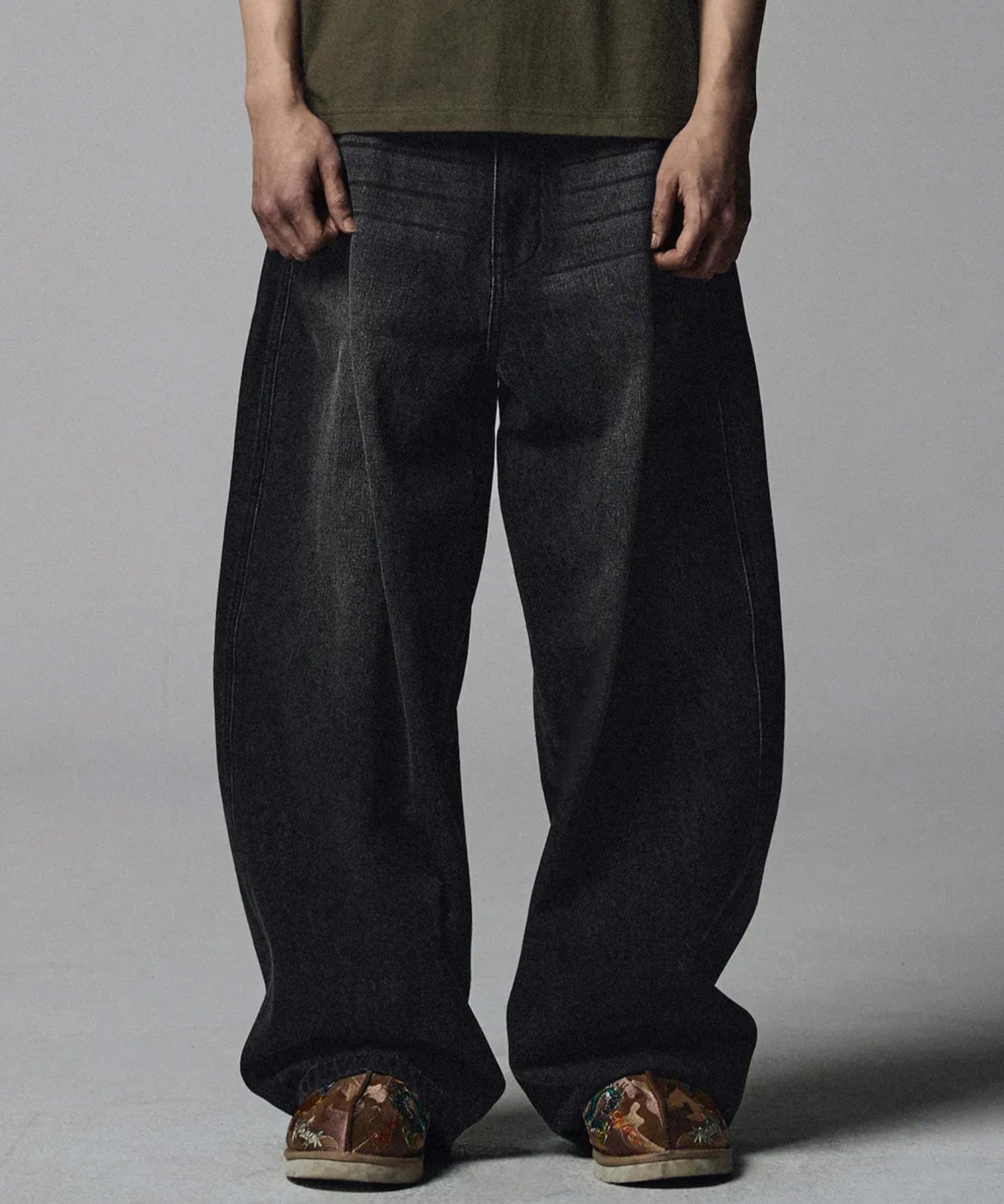Rakuten Fashion㤨LHP NOT4NERD/Υåȥեʡ/LINEN CURVED WIDE PANTS 륨ԡ ѥ ¾Υѥ ֥롼 ֥å̵ۡפβǤʤ12,100ߤˤʤޤ