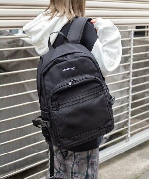レディースWEGO メッシュポケットバックパック ウィゴー バッグ リュック/バックパック ブラック【送料無料】