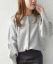 【SALE/30%OFF】SHIPS any 【WEB限定】SHIPS any: <手洗い可能>プチ パールライク レース編み クルーネック カーディガン シッ...
