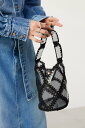 【SALE/30%OFF】crie conforto ビニルクロッシェバケツバッグ クリー コンフォルト バッグ その他のバッグ ブラック ブルー【送料無料】