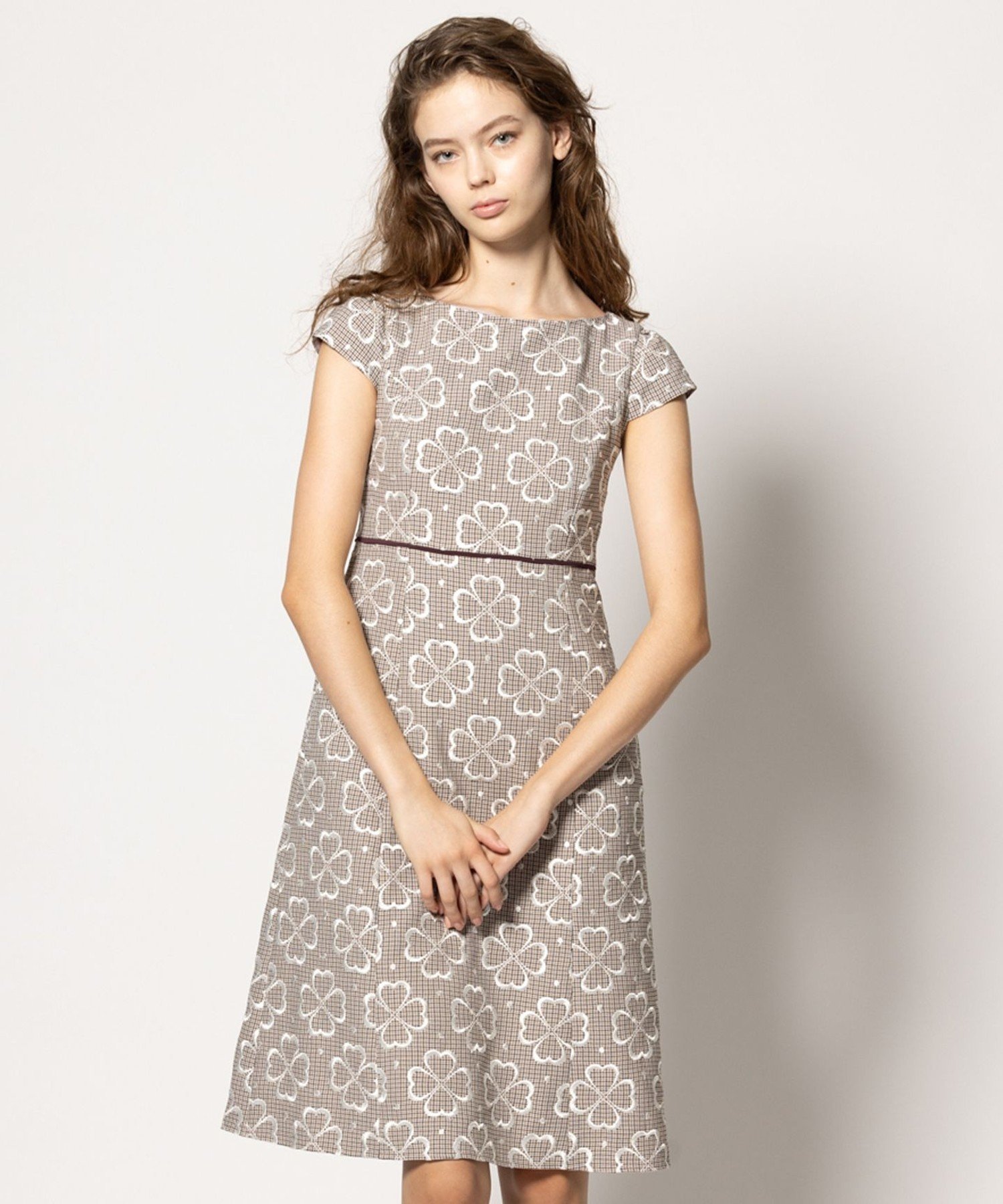 【SALE／50%OFF】TOCCA 【一部店舗限定カラーあり】RAVISHING CLOVERS ドレス トッカ ワンピース・ドレス ワンピース ピンク ホワイト【送料無料】