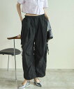 MAISON SPECIAL Side Zipper Parachute Pants メゾンスペシャル パンツ その他のパンツ グリーン ピンク ブラック【送料...