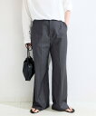 B.C STOCK 《予約》手洗い可 / ナチュラルフレアパンツ ベーセーストック パンツ スラックス・ドレスパンツ グレー ブラウン【送料無料】