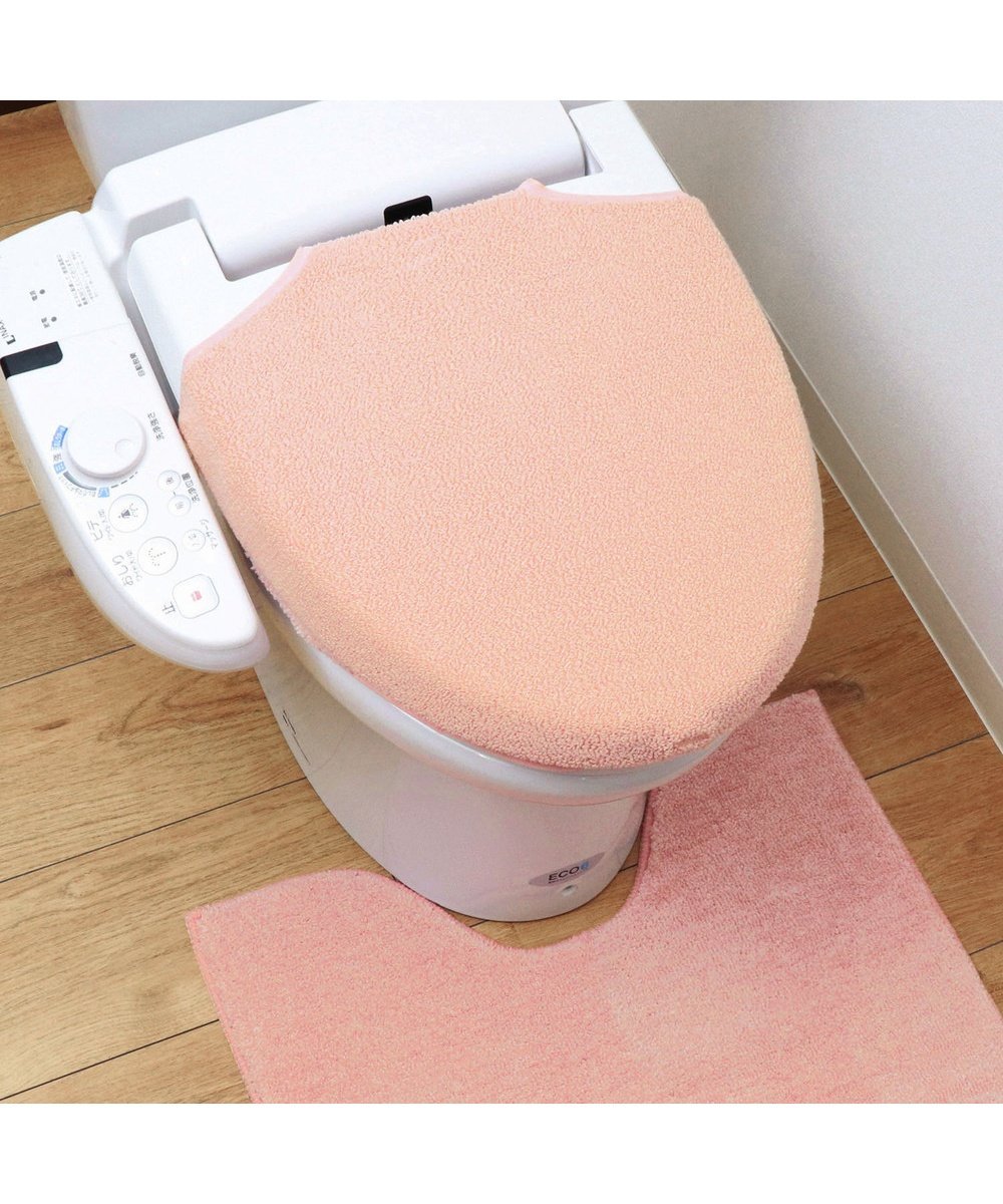 BACKYARD FAMILY CHOICE All fit フタカバー ローラ インテリア・生活雑貨 トイレ用品・バス用品 グレー ネイビー ピンク グリーン