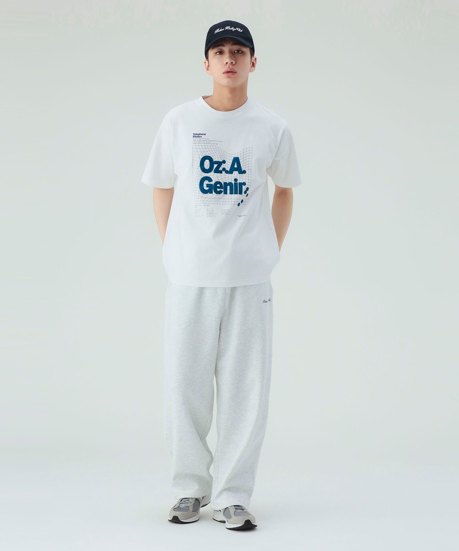 MEN 【8/6値下げ】レコードアート グラフィック Tシャツ ビームス ハート トップス カットソー・Tシャツ グレー ホワイト