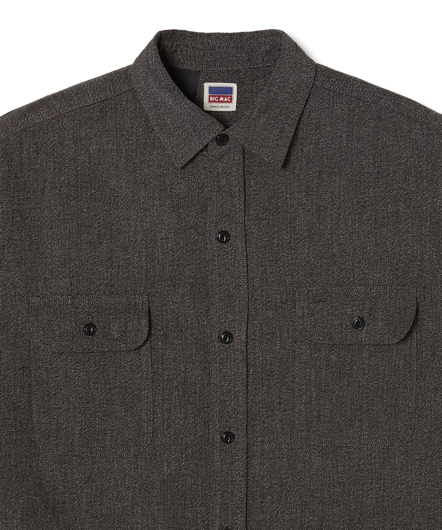 N.HOOLYWOOD COMPILE × BIG MAC / BLACK CHAMBRAY WORK SHIRT エヌ．ハリウッド トップス シャツ・ブラウス ブラック