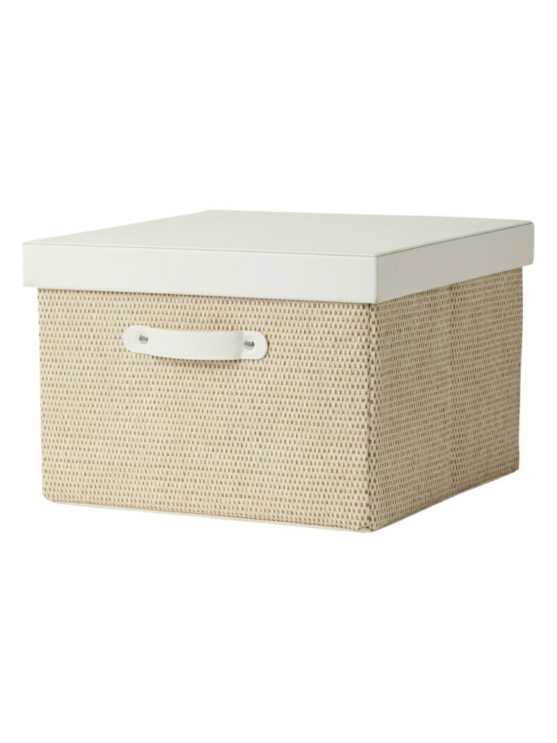 【SALE／30%OFF】Francfranc ファブリック 折りたたみBOX スクエア M WH フランフラン インテリア・生活雑貨 収納用品・棚・ラック ホワイトのサムネイル